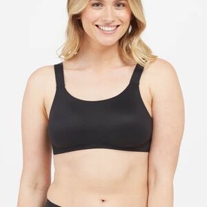 NWT Spanx Bra-llelujah! Lightly Lined Tank Bralette Black